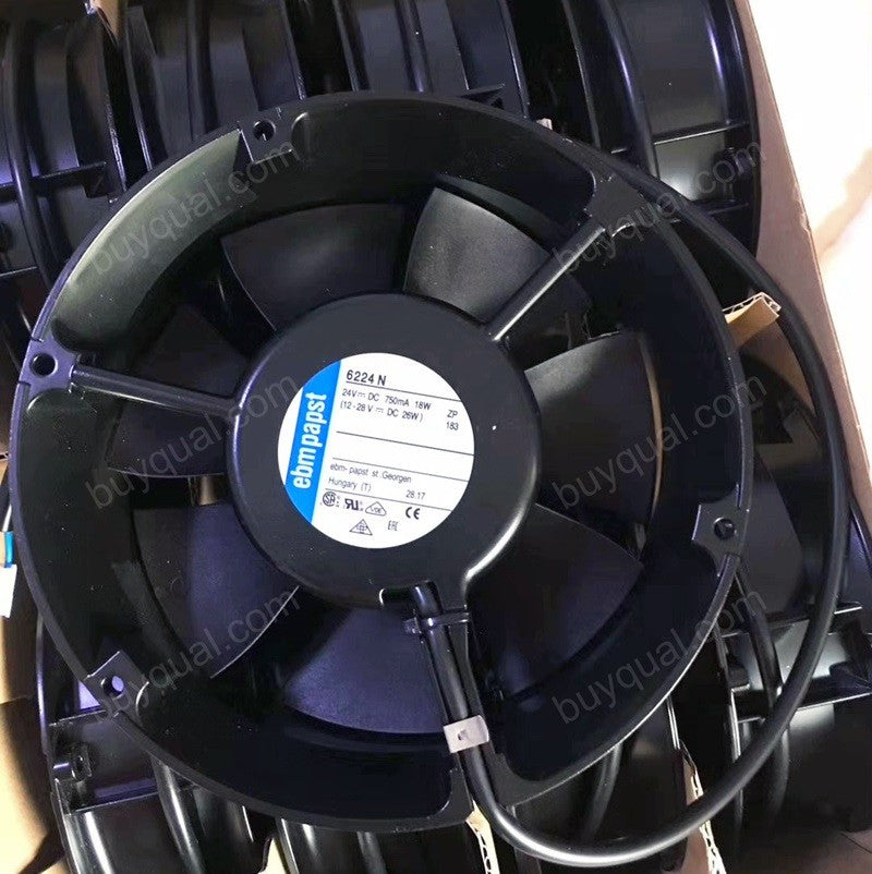 Ebmpapst 6224N 24V 750mA 18W 2wires Cooling Fan