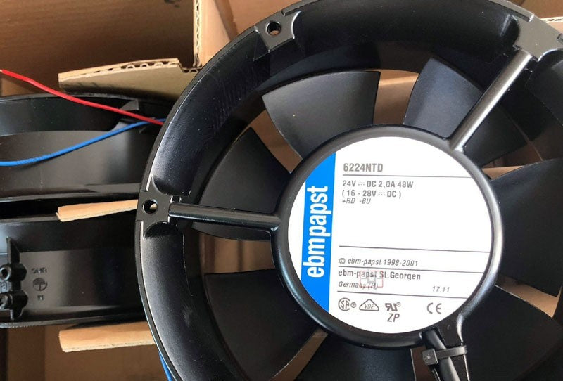 Ebmpapst 6224NTD 24V 2A 48W 2wires Cooling Fan