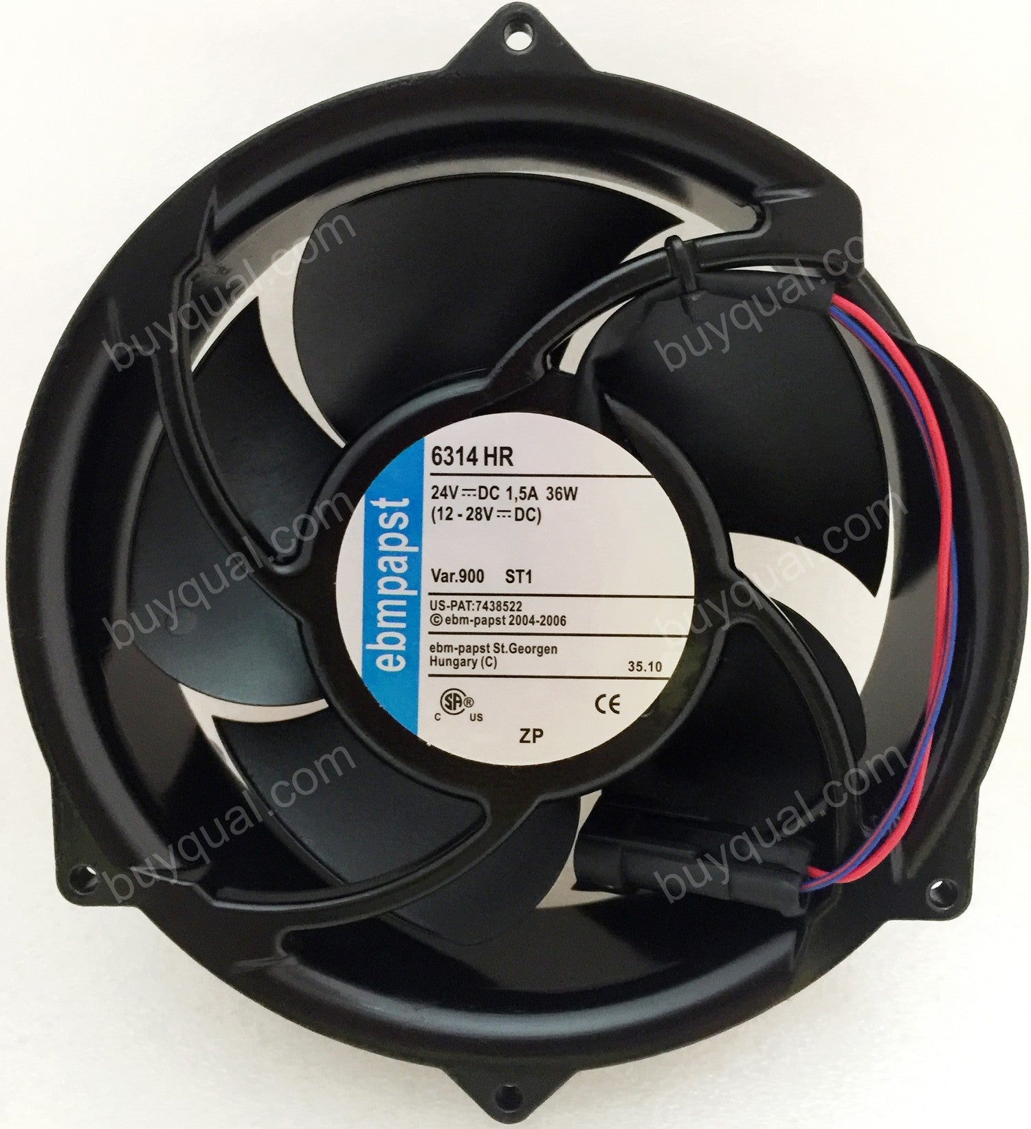 Ebmpapst 6314HR 6314HU 24V 1.5A 36W 2wires Cooling Fan - New