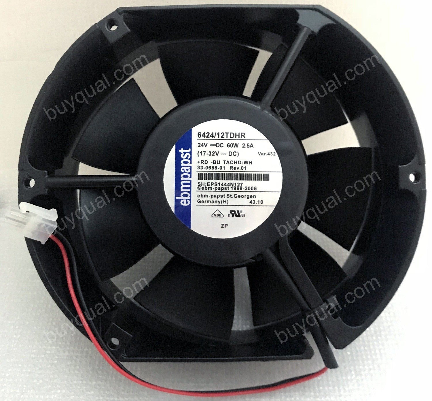 Ebmpapst 6424/12TDHR 24V 60W 2.5A 2wires 3wires Cooling Fan - New