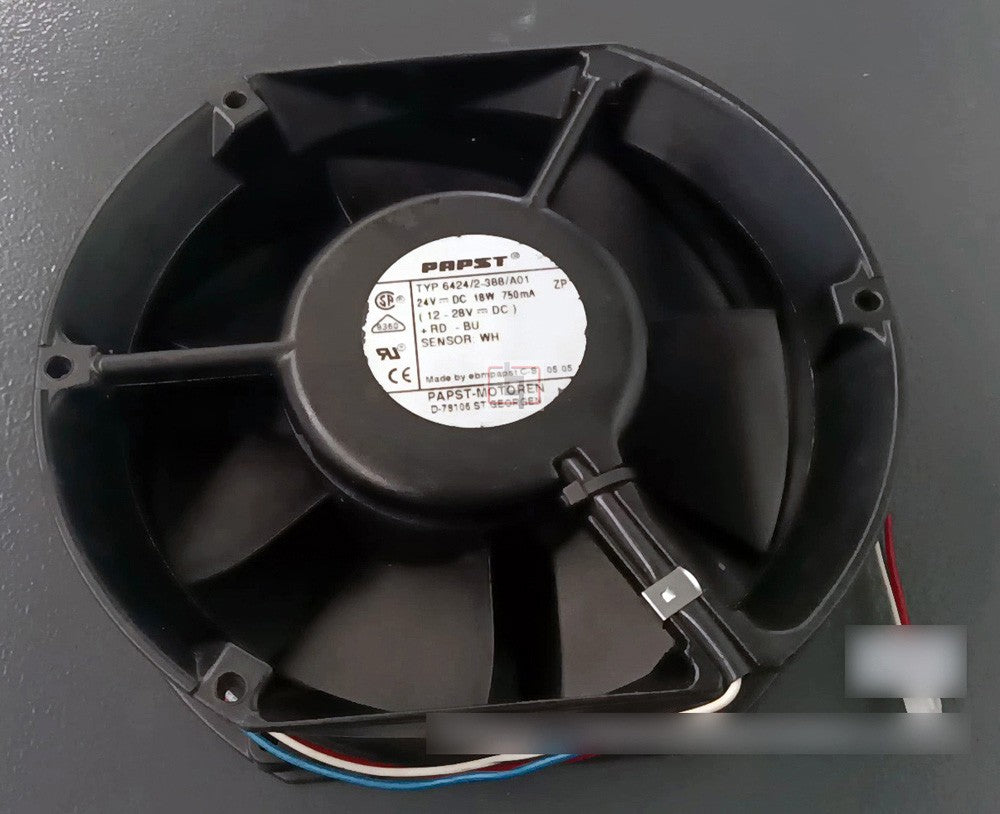 Ebmpapst 6424/2-388/A01 24V 750mA 18W 3wires Cooling Fan