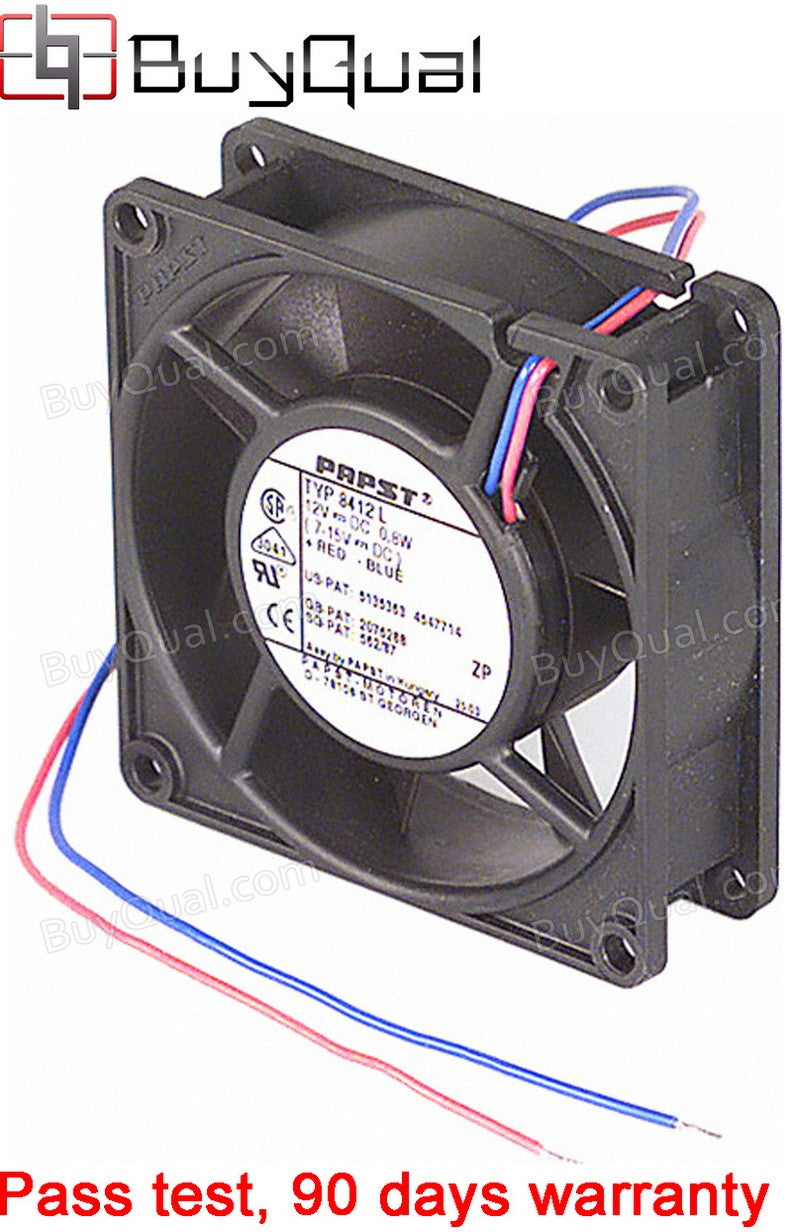 Ebmpapst 8412L 12V 0.8W 2wires Cooling Fan