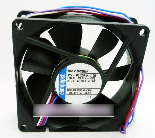 Ebmpapst 8412N/2GHP 12V 250mA 3W 4wires Cooling Fan