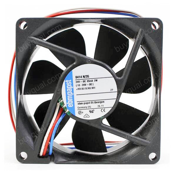 Ebmpapst 8414N/2G 24V 85mA 2W 3wires Cooling Fan
