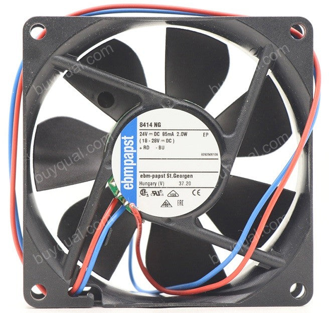 Ebmpapst 8414NG 24V 85mA 2W 2wires Cooling Fan - New
