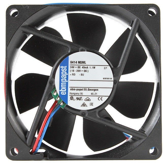Ebmpapst 8414NGML 24V 45mA 1.1W 2wires Cooling Fan