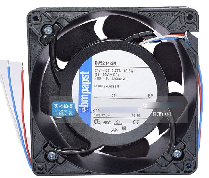 Ebmpapst DV5214/2N 24V 0.77A 18.5W / 960mA 23.1W 3wires Cooling Fan