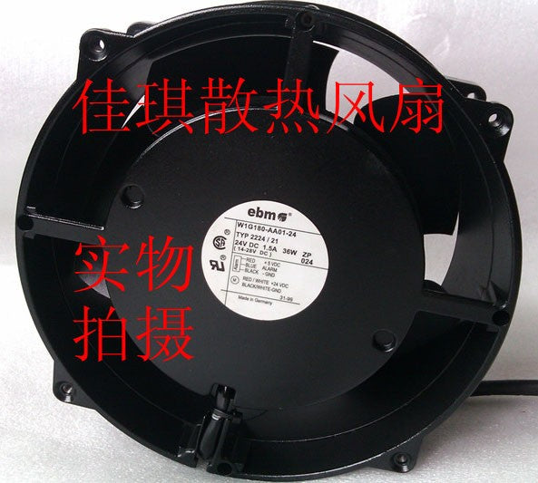 Ebmpapst W1G180-AA01-24 24V 1.5A 36W Cooling Fan