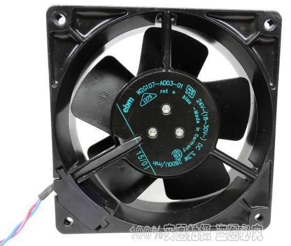 Ebmpapst W2G107-AD03-01 24V 3.3W Cooling Fan
