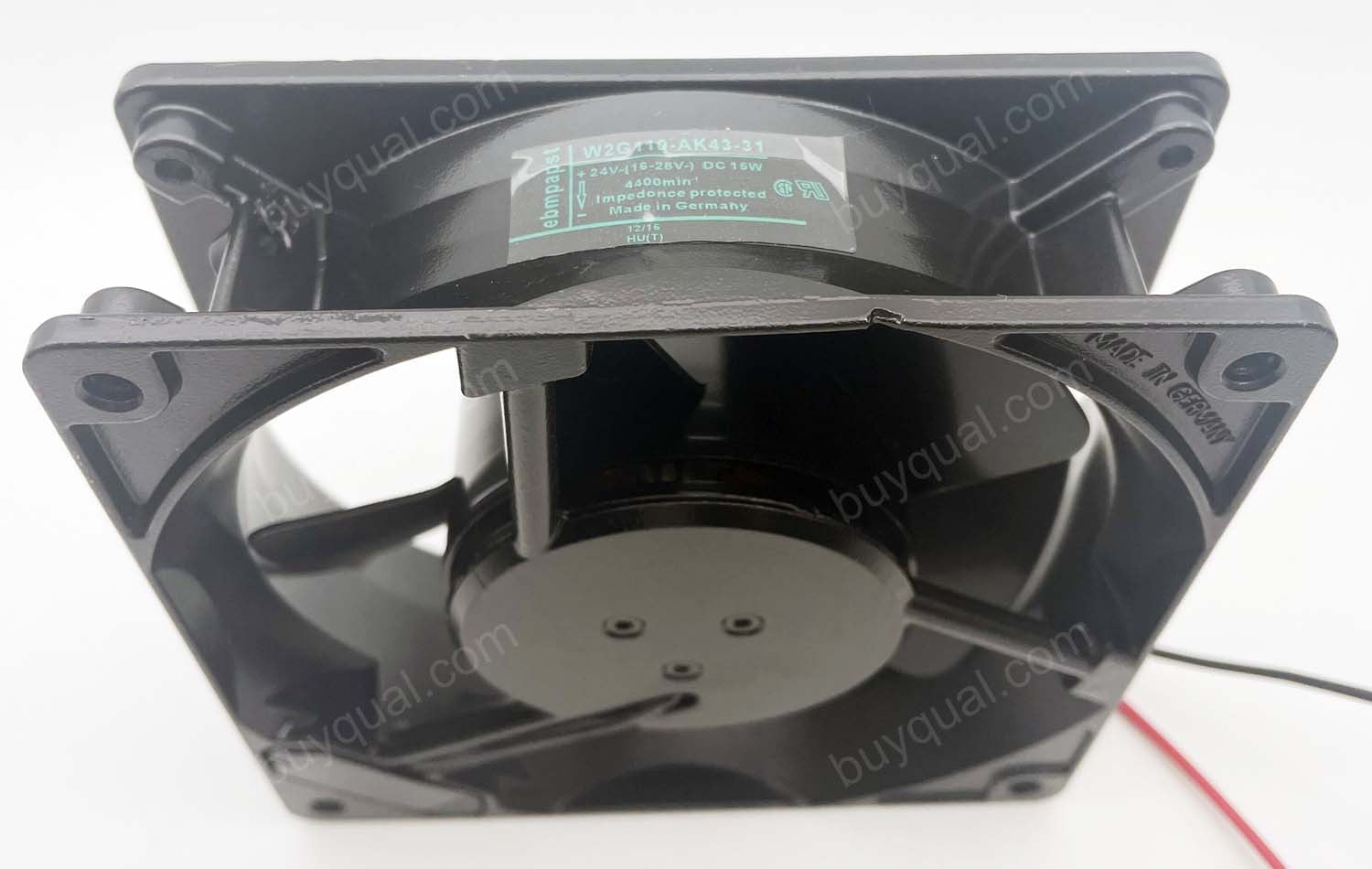 Ebmpapst W2G110-AK43-31 24V 15W 2wires Cooling Fan - Used/refurbished