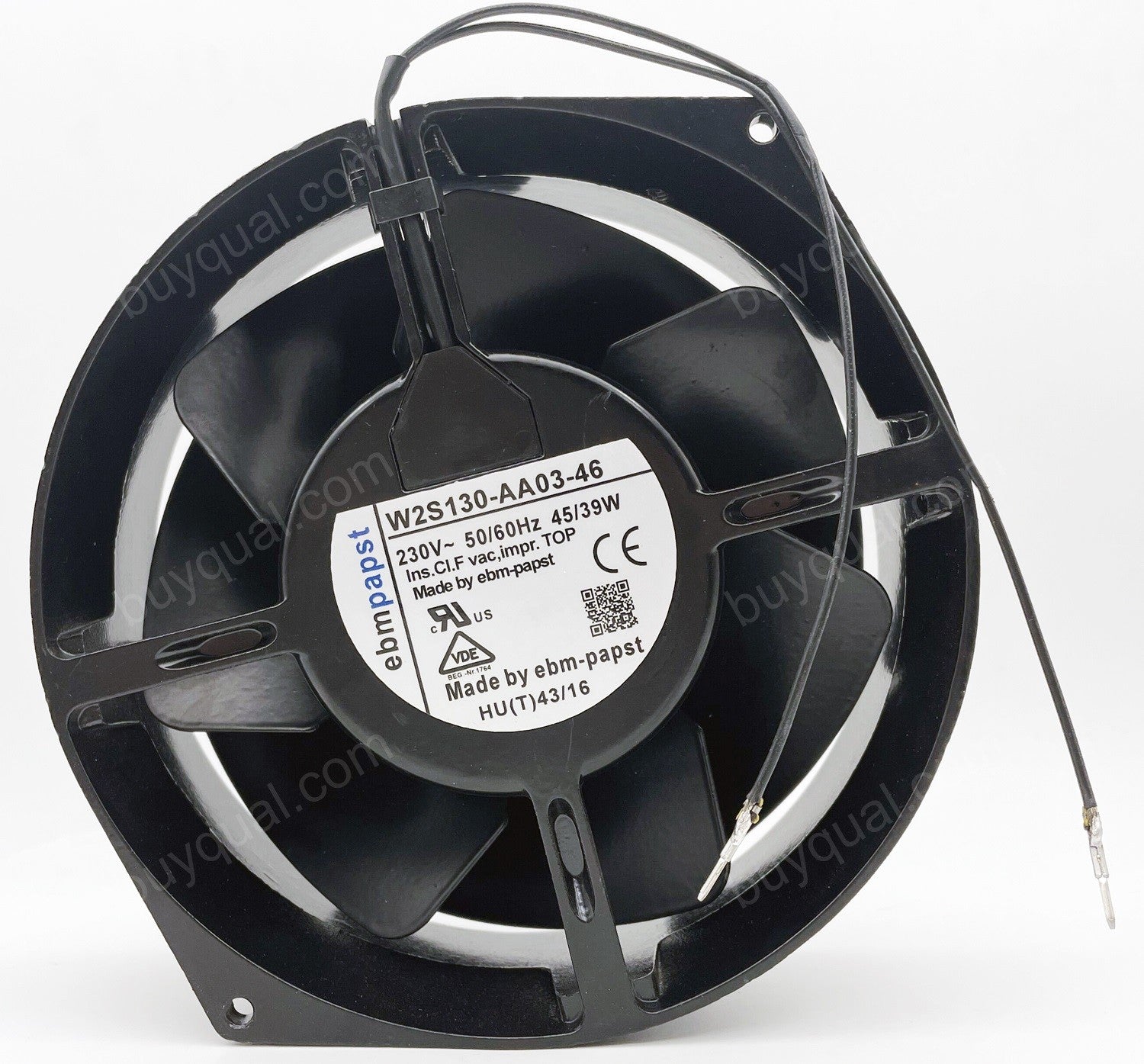 Ebmpapst W2S130-AA03-46 230V 45/39W 2wires Cooling Fan