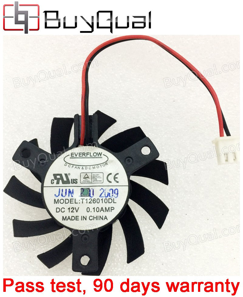 EVERFLOW T126010DL 12V 0.10A 2wires cooling fan