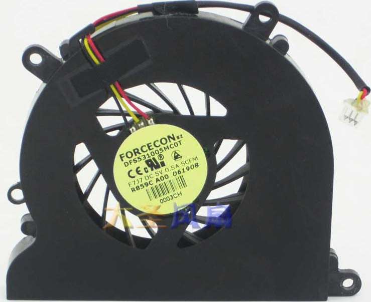 Forcecon DFS531005MCOT 5V 0.5A 4wires Cooling Fan