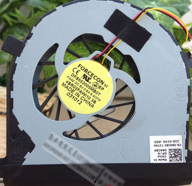 FORCECON DFS552005MB0T 5V 0.5A 3wires Cooling Fan