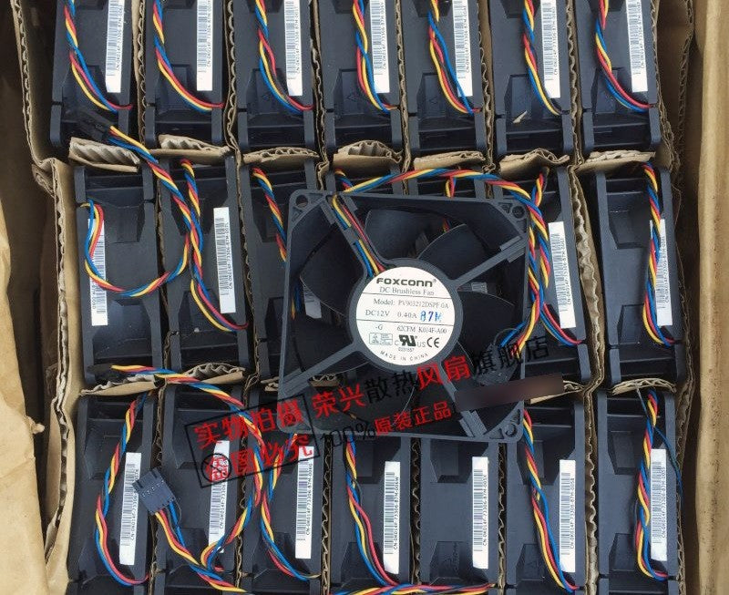 FOXCONN PV903212DSPF 12V 0.4A 4wires Cooling Fan