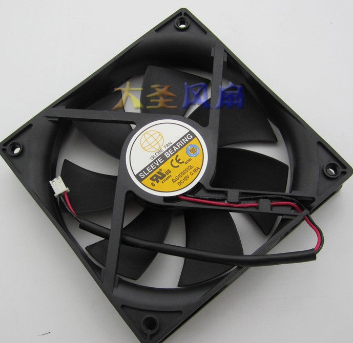GLOBE FAN S1202512L 12V 0.18A 2wires cooling fan