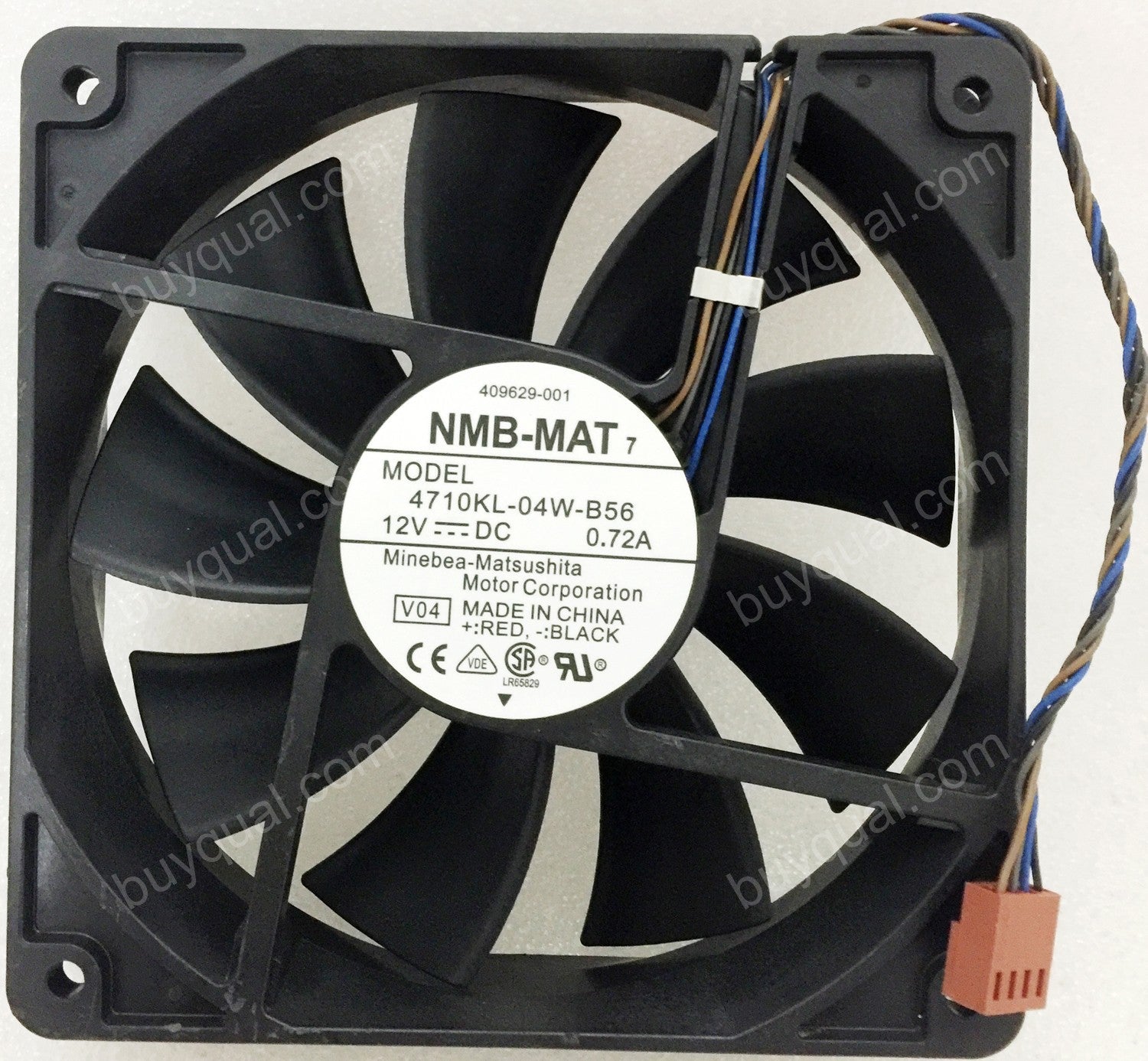 HP 409629-001 : 12V 0.72A 4wires cooling fan