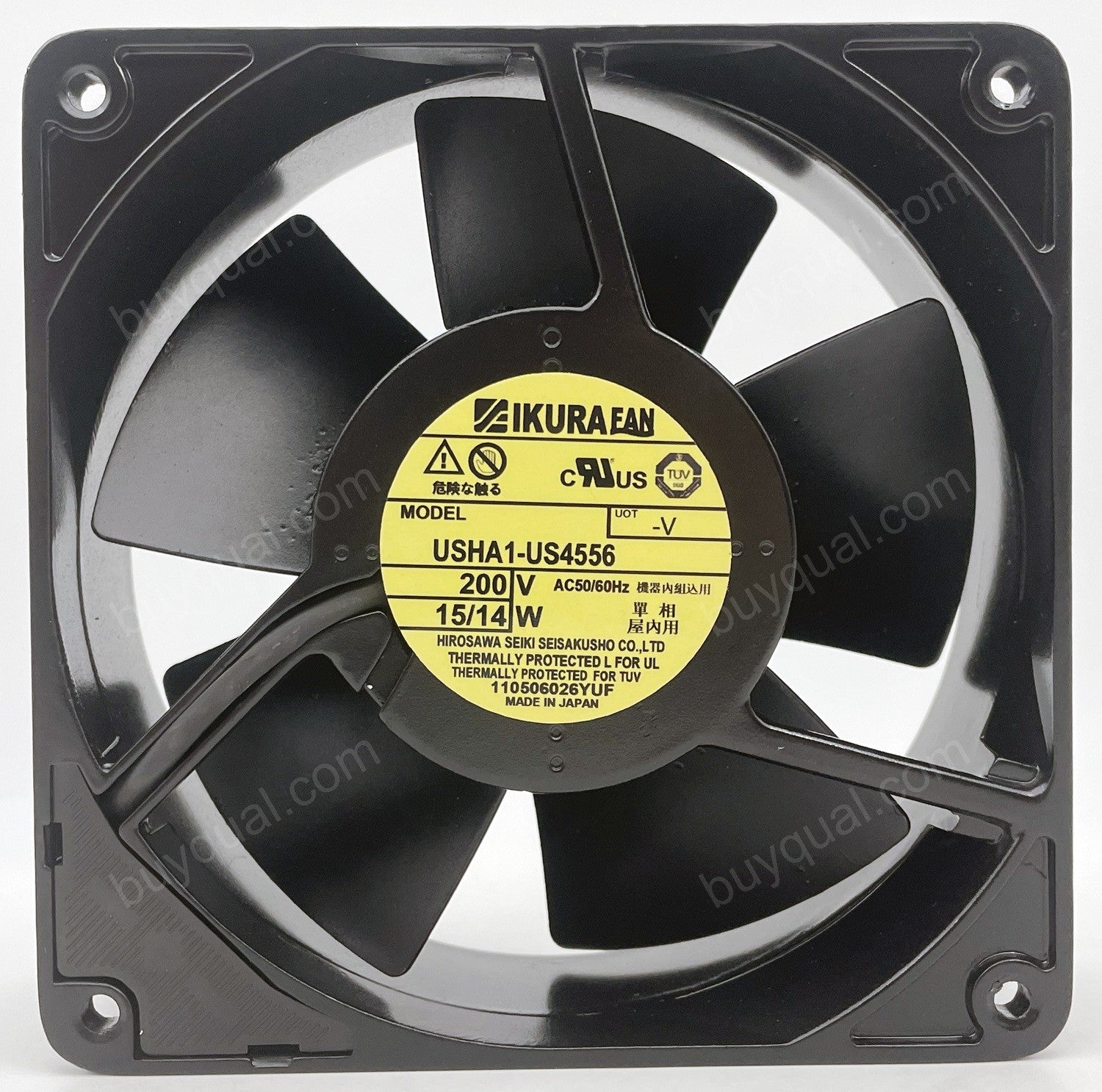 IKURA FAN USHA1-US4556 200V 15/16W Cooling Fan - Metal Blade