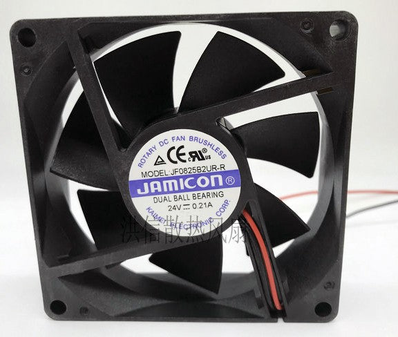JAMICON JF0825B2UR-R 24V 0.21A 2wires cooling fan