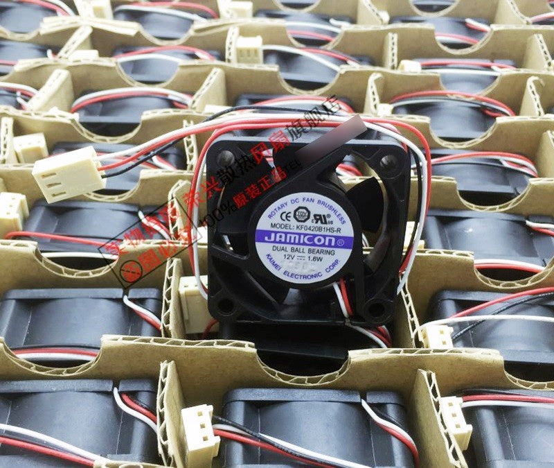 JAMICON KF0420B1HS-R 12V 1.6W 3wires cooling fan