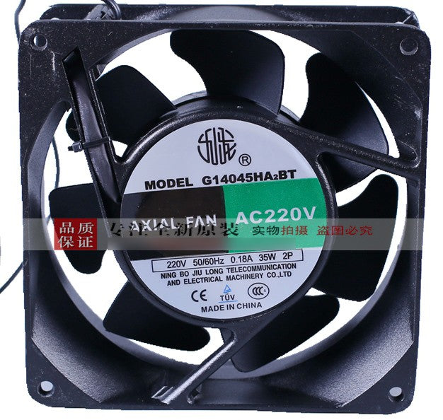 JIU LONG G14045HA2BT 220V 0.18A 35W 2wires cooling fan