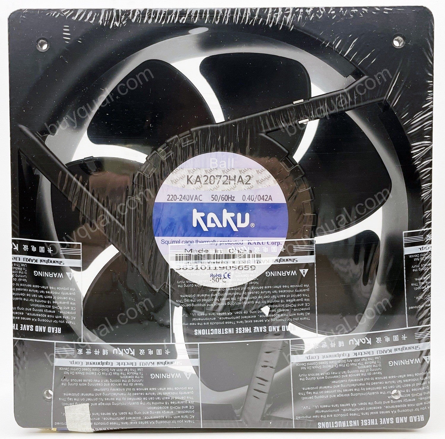 KAKU KA2072HA2 KA2072HA2(OR) 220/240V 0.38/0.5A 80/115W Cooling Fan