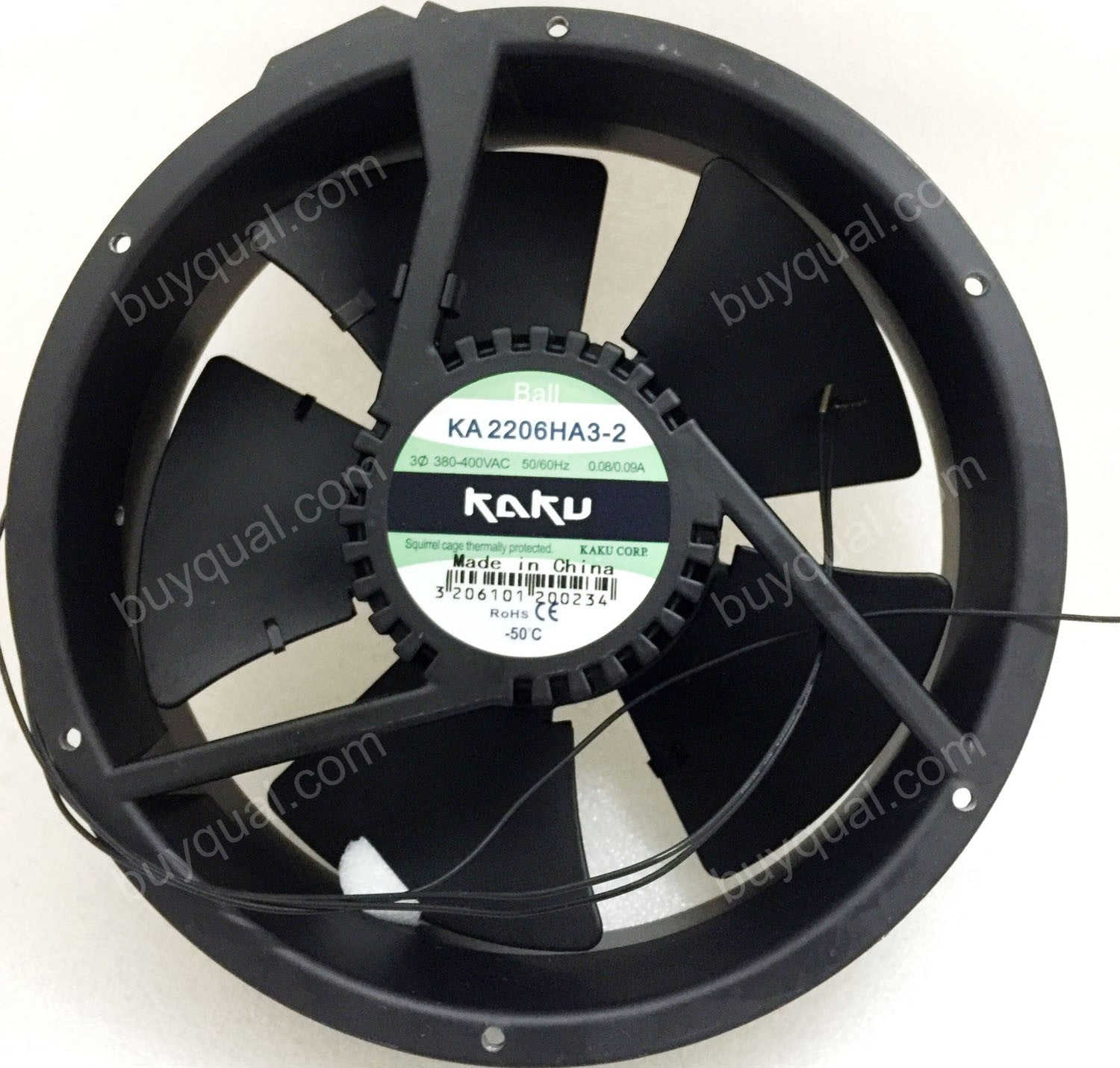 KAKU KA2206HA3-2 380/400V 0.08/0.09A 42/55W 3wires cooling fan