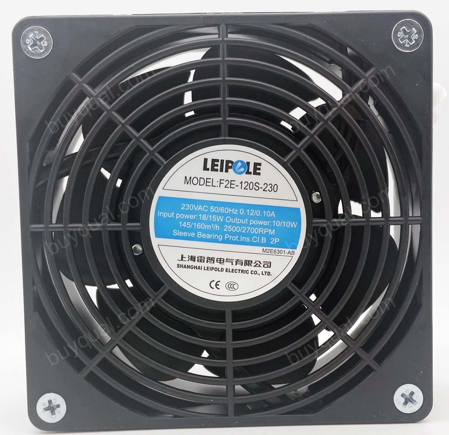 LEIPOLE F2E-120S-230 230V 50/60Hz 0.12/0.1A 18/15W Cooling Fan - Original new