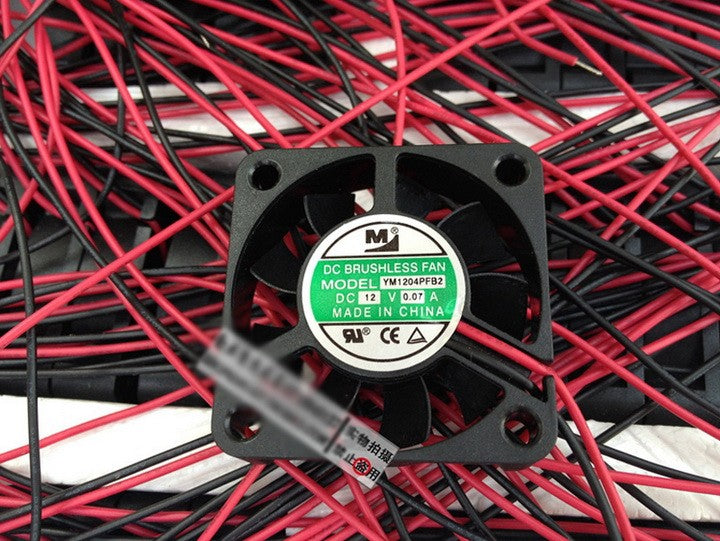 M YM1204PFB2 12V 0.07A 2wires Cooling Fan