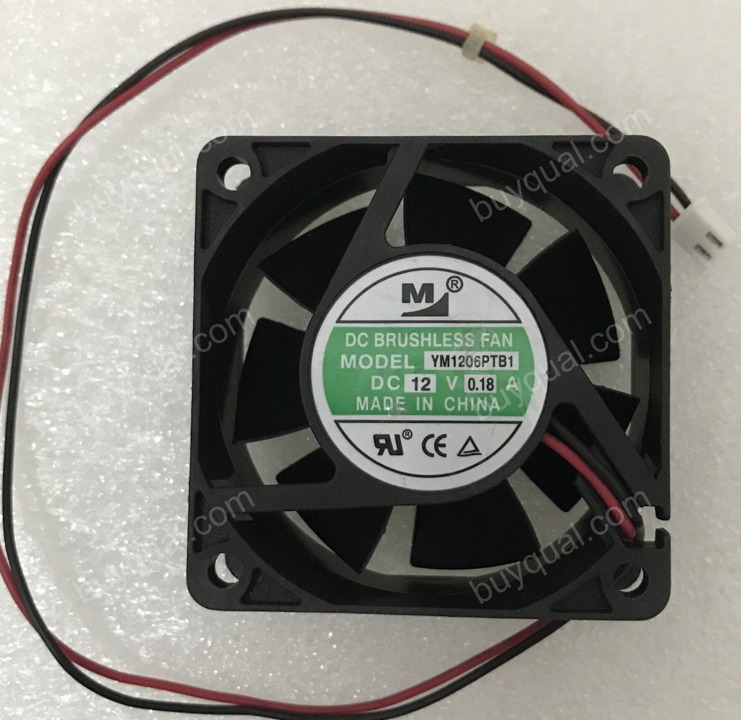 M YM1206PTB1 12V 0.18A 2wires cooling fan