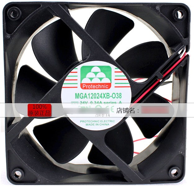 MAGIC MGA12024XB-O38 MGA12024XB-038 24V 0.34A 2wires cooling fan