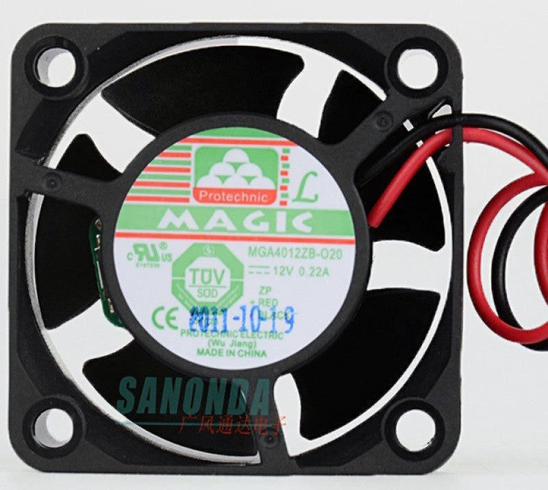 MAGIC MGA4012ZB-O20 MGA4012ZB-020 12V 0.22A 2wires cooling fan