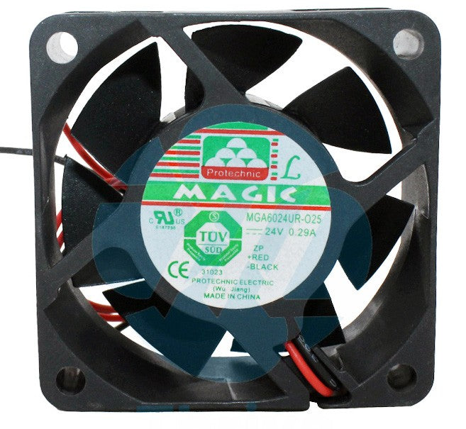 Magic MGA6024UR-O25 MGA6024UR-025 24V 0.29A 2wires Cooling Fan