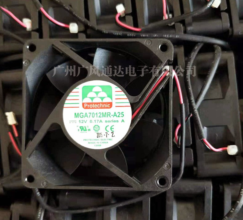 MAGIC MGA7012MR-A25 12V 0.17A 2wires cooling fan