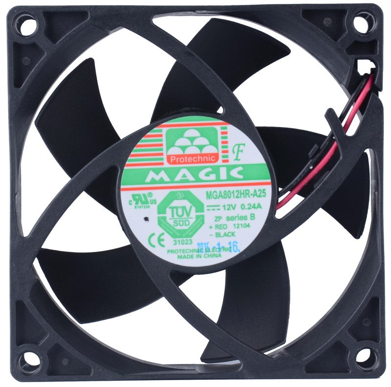 MAGIC MGA8012HR-A25 12V 0.24A 2wires Cooling Fan