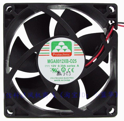 Magic MGA8012XB-O25 MGA8012XB-025 12V 0.39A 2wires Cooling Fan