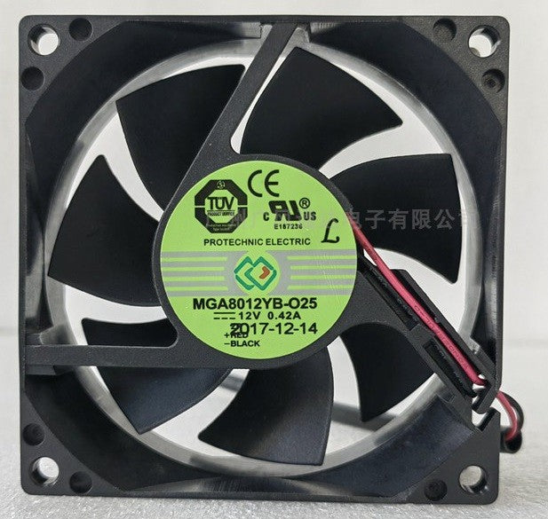Magic MGA8012YB-O25 MGA8012YB-025 12V 0.42A 2wires Cooling Fan