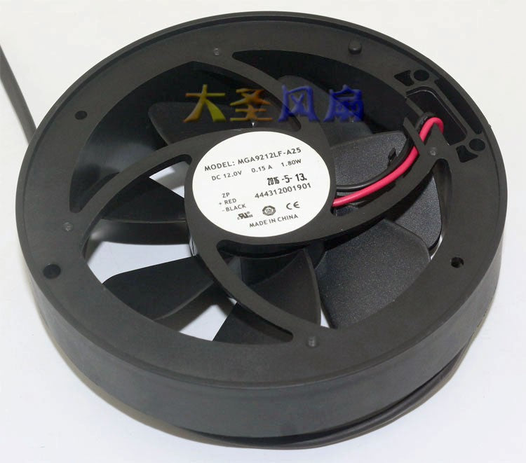 MAGIC MGA9212LF-A25 12V 0.15A 1.80W 2wires cooling fan