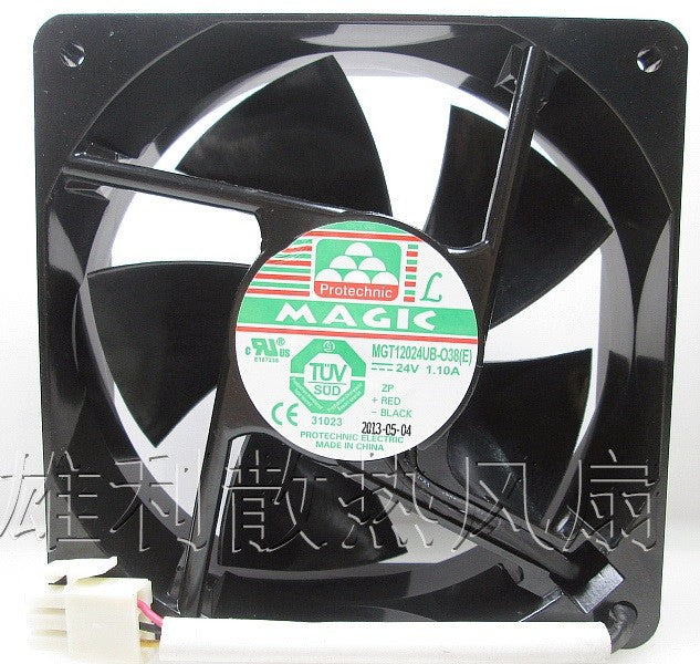 MAGIC MGT12024UB-O38(E) MGT12024UB-038(E) 24V 1.10A 3wires cooling fan