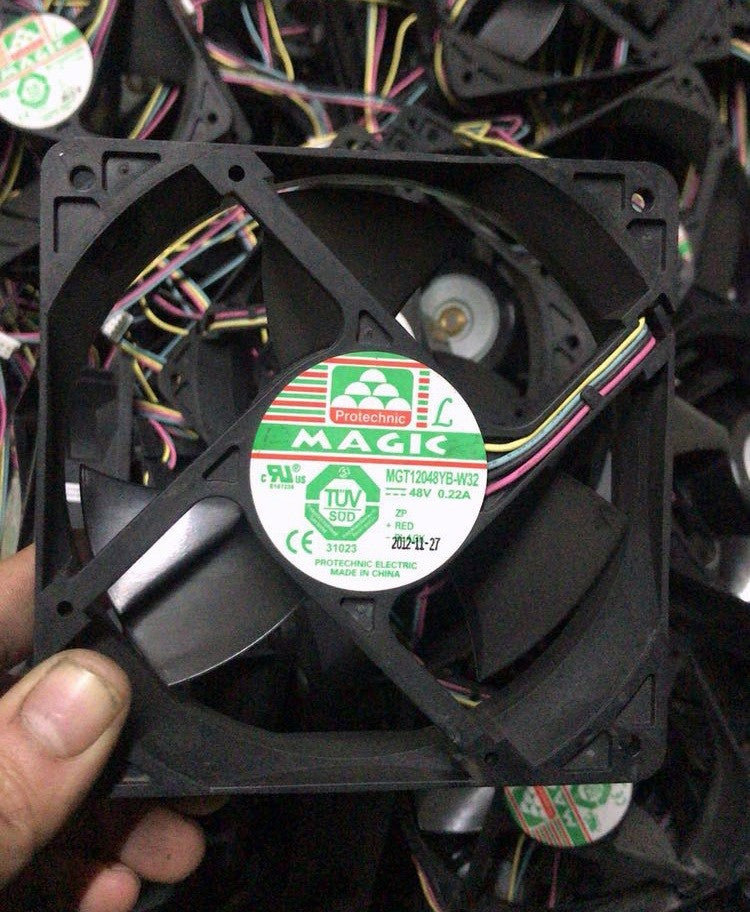 MAGIC MGT12048YB-W32 48V 0.22A 4wires cooling fan