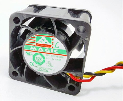 MAGIC MGT3812XB-R28 12V 0.50A 3wires cooling fan