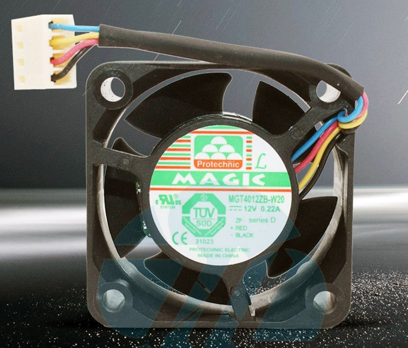 MAGIC MGT4012ZB-W20 12V 0.22A 4wires cooling fan
