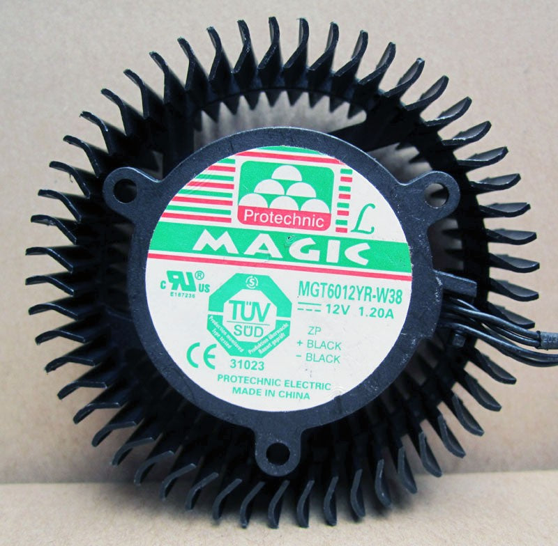 Magic MGT6012YR-W38 12V 1.2A NV GrapHic GTX470 GTX465 GTX580 Fans