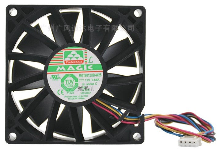 Magic MGT8012UB-W25 12V 0.66A 4wires Cooling Fan