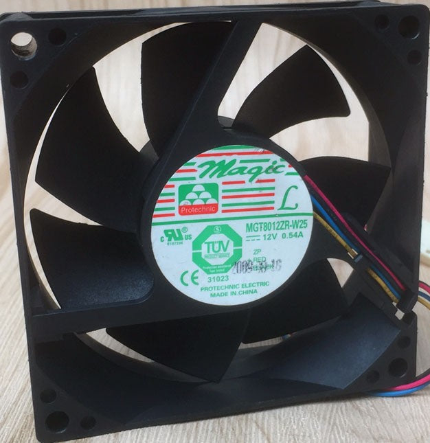 Magic MGT8012ZR-W25 12V 0.54A 4wires Cooling Fan