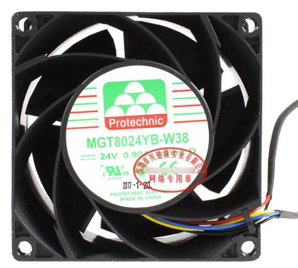 MAGIC MGT8024YB-W38 24V 0.90A 5wires cooling fan