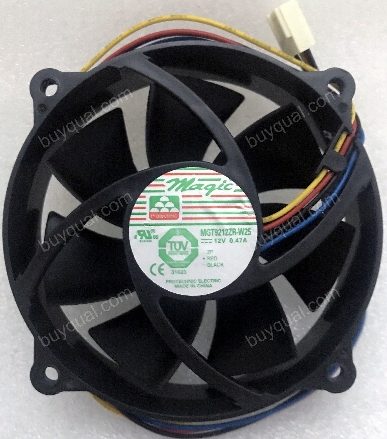 Magic MGT9212ZR-W25 12V 0.47A 4wires Cooling Fan