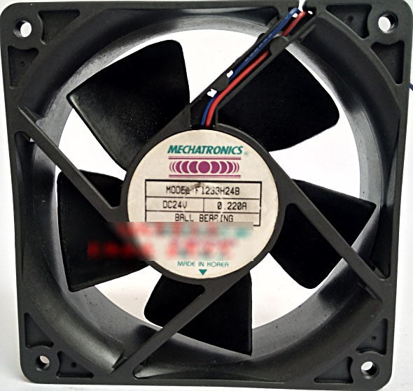 MECHATRONICS F1238H24B 24V 0.22A 2wires Cooling Fan