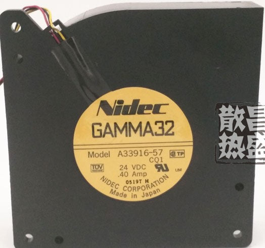 Nidec A33916-57 24V 0.4A 3wires Cooling Fan