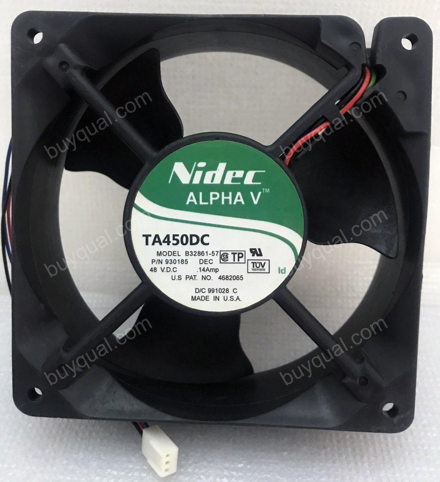 Nidec B32861-57 48V 0.14A 3wires cooling fan